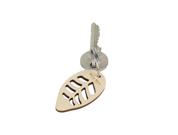 Porte-clés Amonéa en bois de bouleau made in france