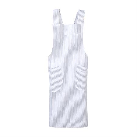 Tablier japonais en coton à rayures