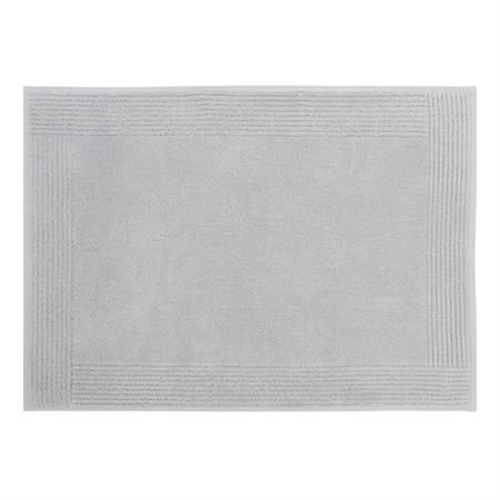 Tapis de bain en  coton gris 50 x 70 cm