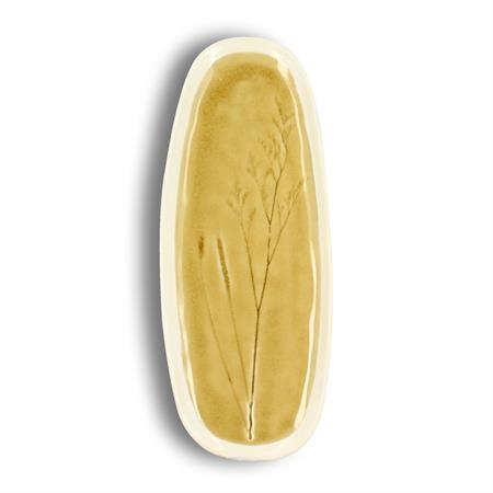Plat ovale en grès 32