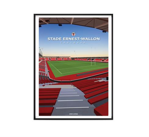 Pack 3 Affiches Stade Toulousain - Sport à l'Affiche