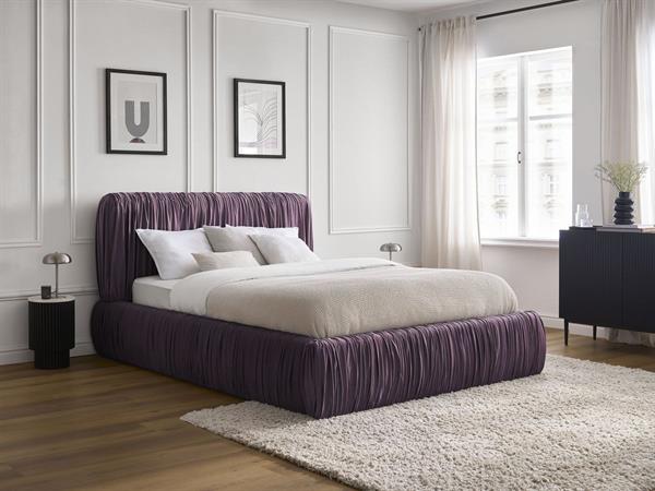 Lit coffre BLAIR violet 140x190  BOBOCHIC