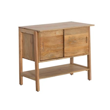 Meuble sous vasque en bois marron 90x50 cm