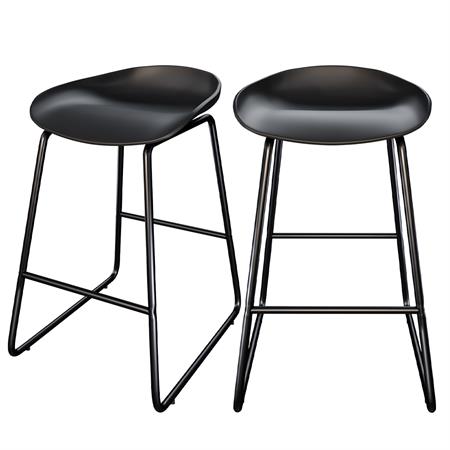 Lot de 2 chaises pour îlot central H65