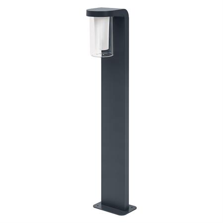Applique extérieure lumineuse en aluminium gris