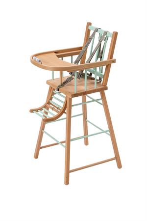 Chaise haute traditionnelle fixe  Hybride Vert Mint