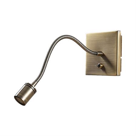 Applique Murale LED en Métal Bronze