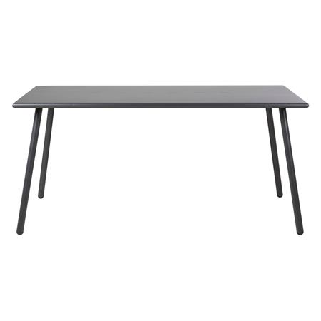 Table de jardin métal anthracite