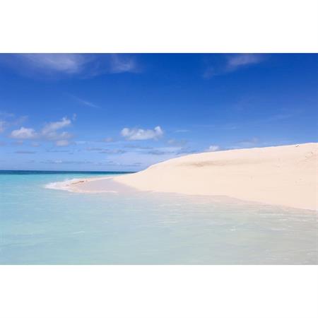 Tableau sur toile plage de sable blanc 65x97 cm