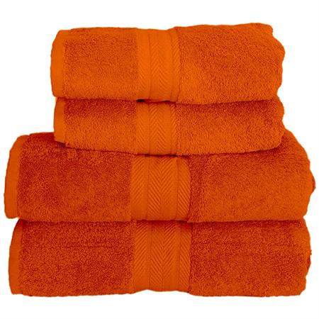 Ensemble de bain 4 pièces en coton Corail