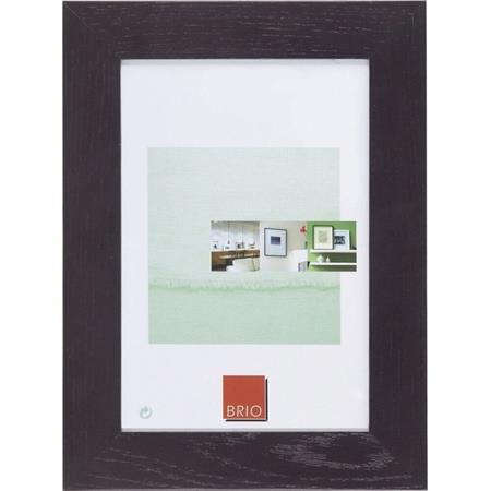Cadre photo bois massif wengé 10x15