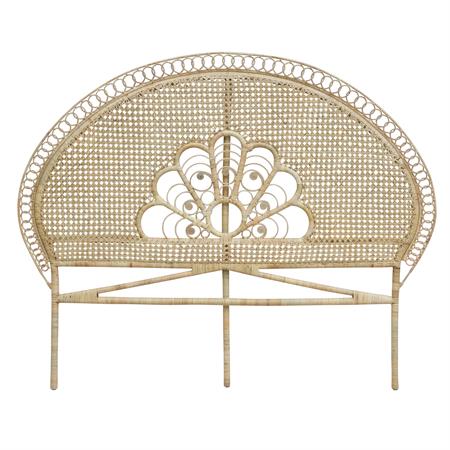 Tête de lit 160 cm en rotin naturel