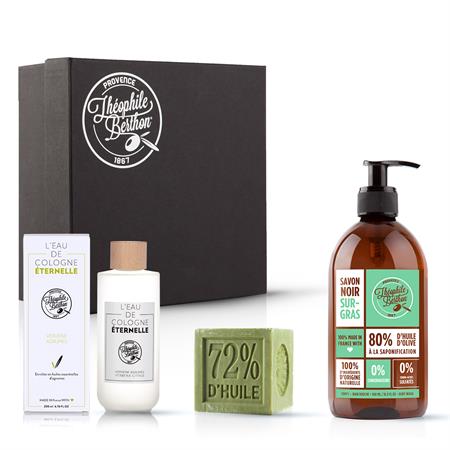 Coffret cologne savon de Marseille et savon douche