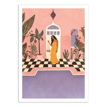 PRINTEMPS À FÈS - LEMON FEE - Affiche d'art 50 x 70 cm