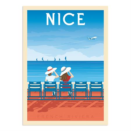 Affiche Nice  21x29