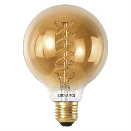 Ampoule intelligente en verre doré