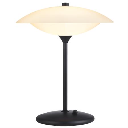 Lampe rechargeable en métal gris H
