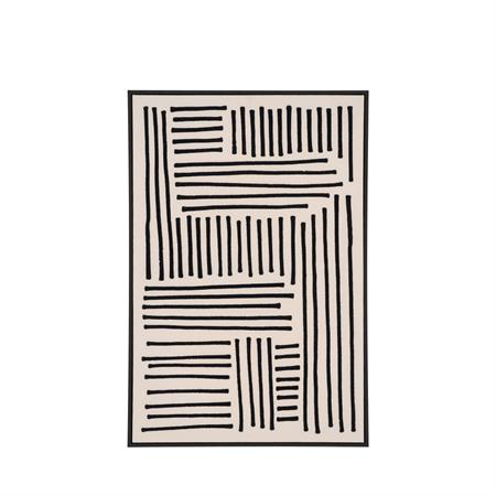 Tableau contemporain - Noir et blanc
