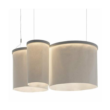 Diffuseur acoustique pour suspension 50 x 20 cm Ripple Modèle d'exposition - Artemide