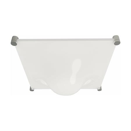Plafonnier en métal blanc 60 x 60 cm Bolla - Martinelli Luce