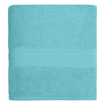 Serviette de toilette 550 g/m²  bleu turquoise 50x100 cm