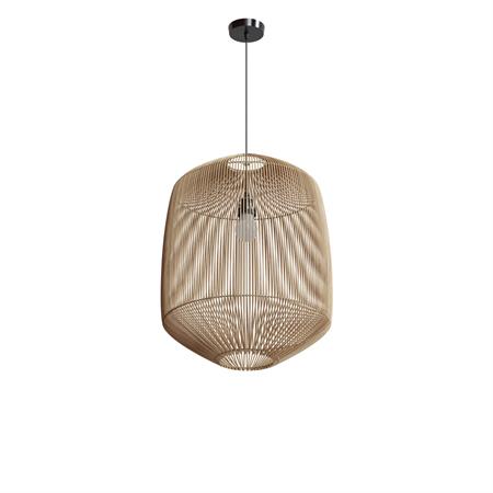Abat-jour naturel pour suspension en rotin D40 cm