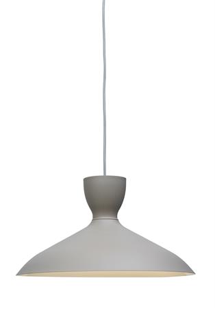 Suspension métal gris clair 40x40x22cm