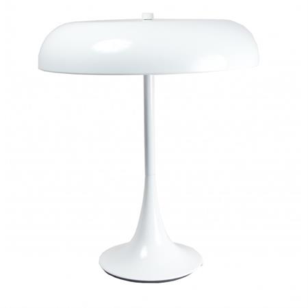 Lampe design en métal blanc