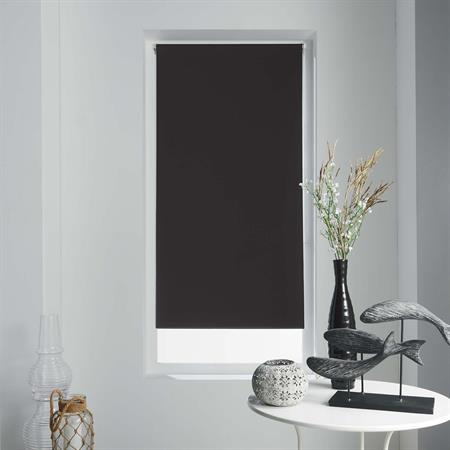 Store enrouleur occultant noir 90x180cm