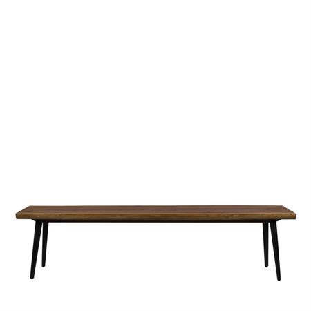 Banc en plaquage bois de Noyer 180 cm