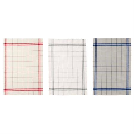 Lot de 3 Torchons Carrés en Éponge 50x50cm avec Oeillet AMAIA, Torc