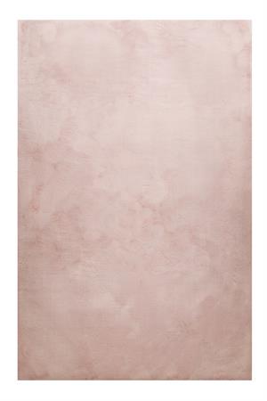Tapis uni design en polyester rose 160x230