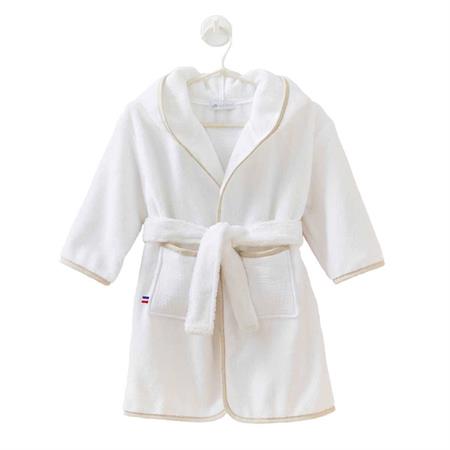 Peignoir enfant blanc & lin 