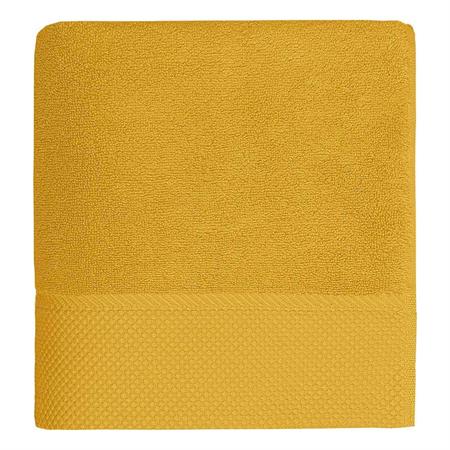 Maxi drap de bain zéro twist 560 g/m²  safran 100x150 cm