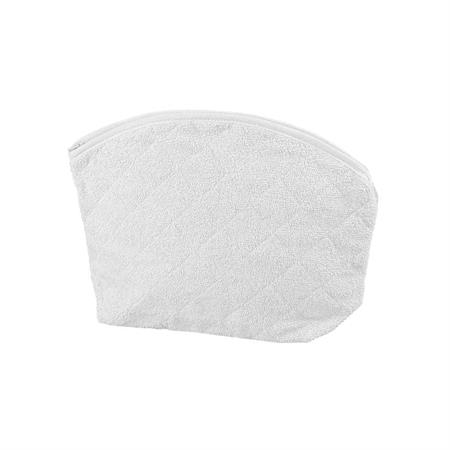 Trousse de toilette en éponge Blanc 30x25 cm