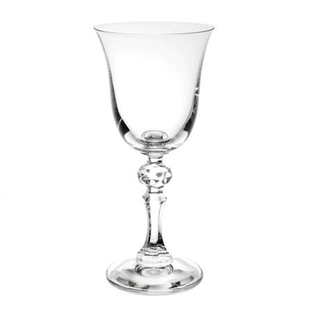 Verre à vin en verre transparent