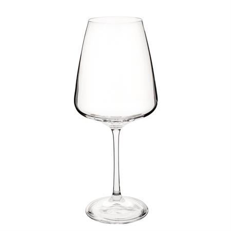 Verre à vin en verre transparent