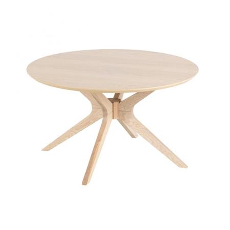 Table basse design scandinave TIM coloris chêne clair 80 x 45 cm