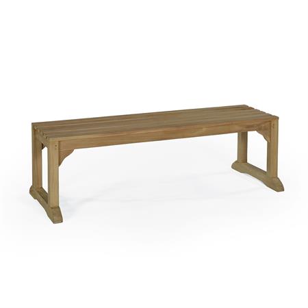 Banc de jardin en teck massif L140