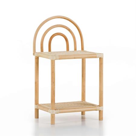 Table de chevet en rotin pour chambre d'enfant