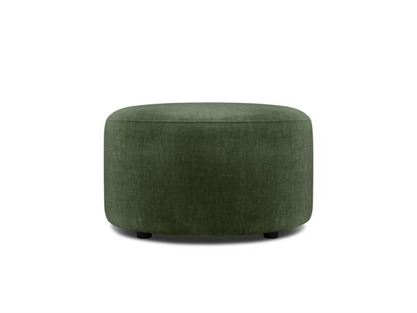 Pouf en velours vert