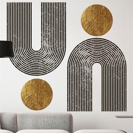 Papier Peint arches abstraites aztec 160x120cm