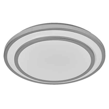 Plafonnier en métal argent