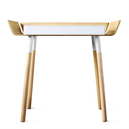 Bureau 1 tiroir blanc My Writing Desk - Emko