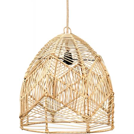 Abat-jour Rotin Bois clair 40x40x42 cm