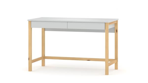Bureau enfant en pin massif&MDF 120x60 gris