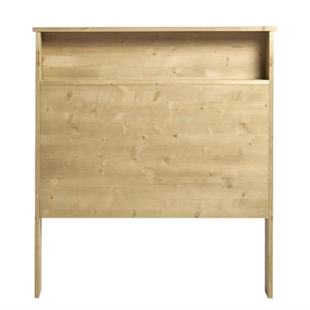 Tête de lit avec rangement pour lit 135 cm couleur naturel