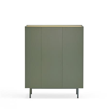Buffet haut 3 portes style moderne vert