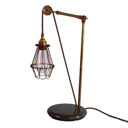APOCH PULLEY CAGE TABLE LAMP