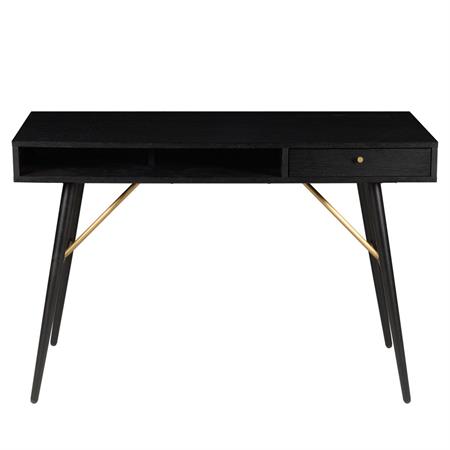Bureau plaqué chêne noir